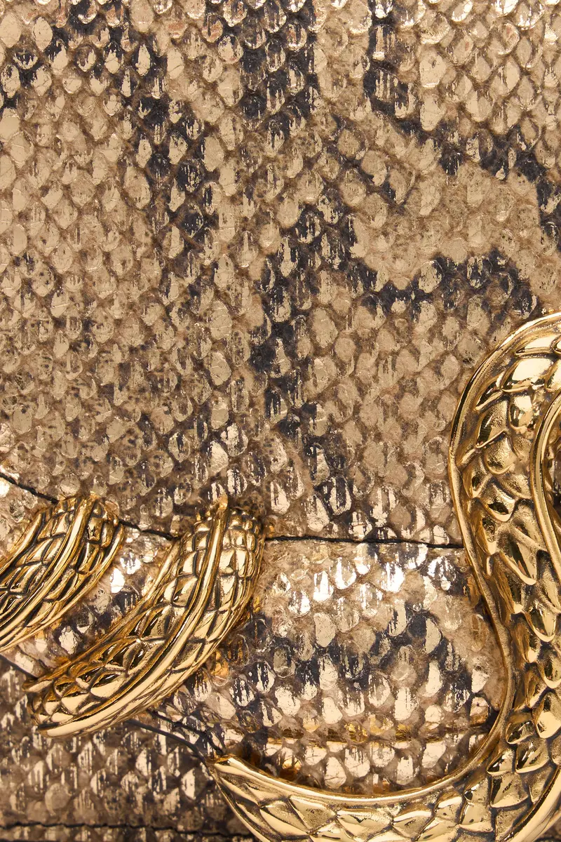 Roberto Cavalli Bag with Golden Python and Snake Motif | Thumbnail 5 Roberto Cavalli Bag with Golden Python and Snake Motif | Thumbnail 5