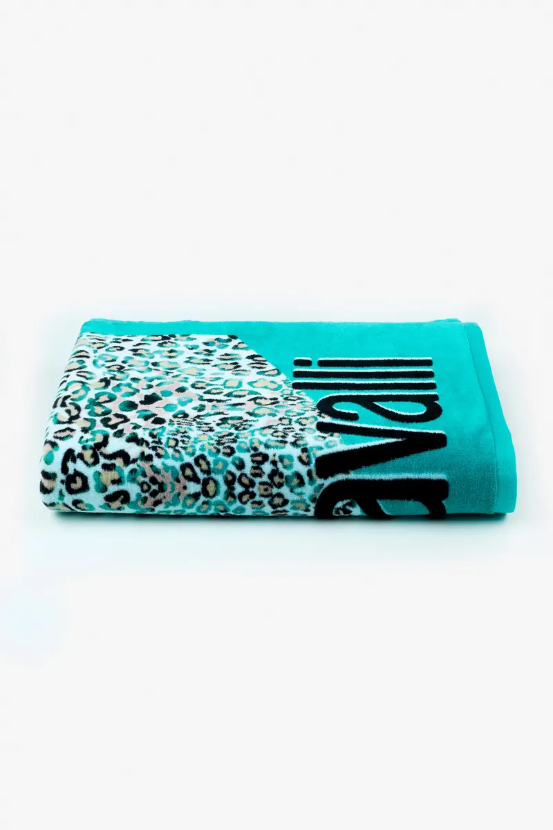 Roberto Cavalli Leo Camouflage Print Beach Towel | Thumbnail 2 Roberto Cavalli Leo Camouflage Print Beach Towel | Thumbnail 2