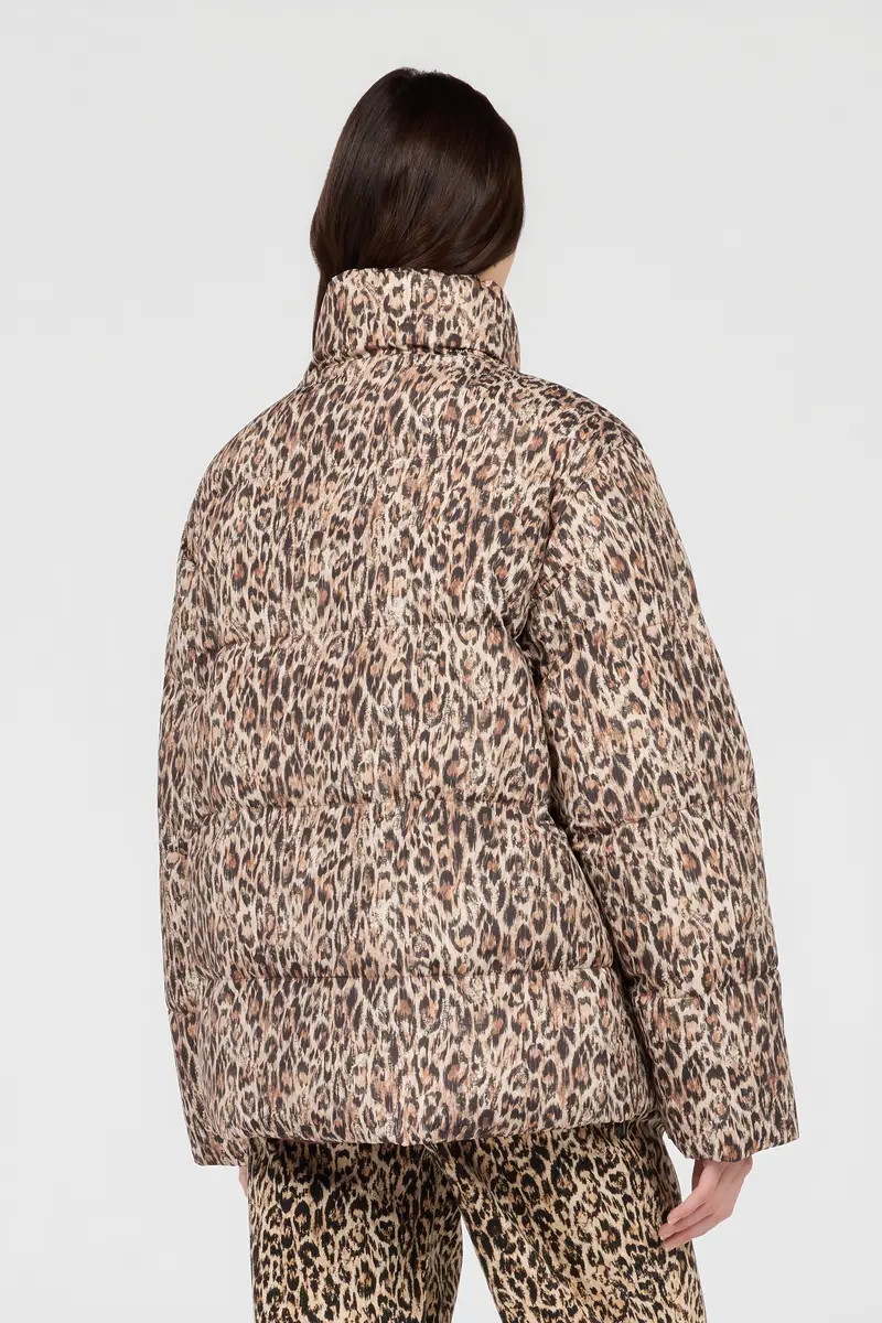 Roberto Cavalli Reversible Leopard Print Puffer Jacket | Thumbnail 3