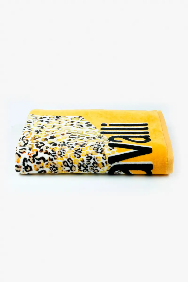Roberto Cavalli Leo Camouflage Print Beach Towel | Thumbnail 2 Roberto Cavalli Leo Camouflage Print Beach Towel | Thumbnail 2