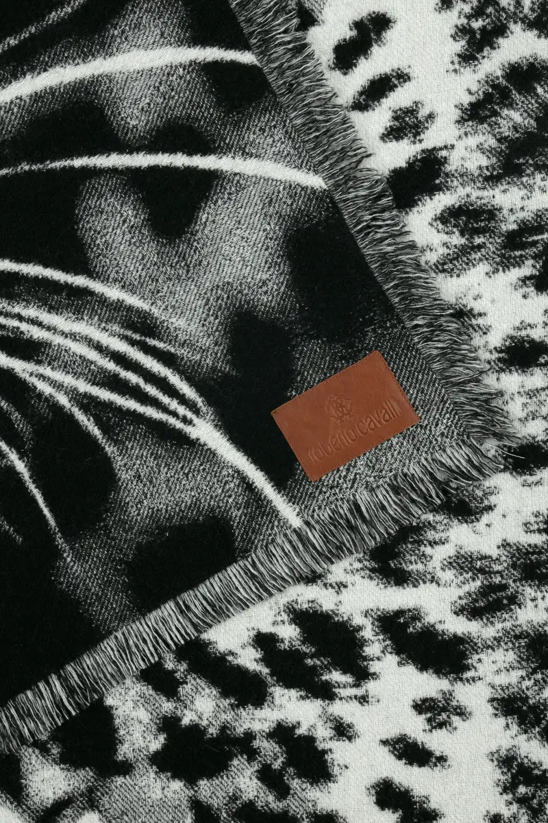 Roberto Cavalli Jacquard Plaid with Leopard | Thumbnail 3