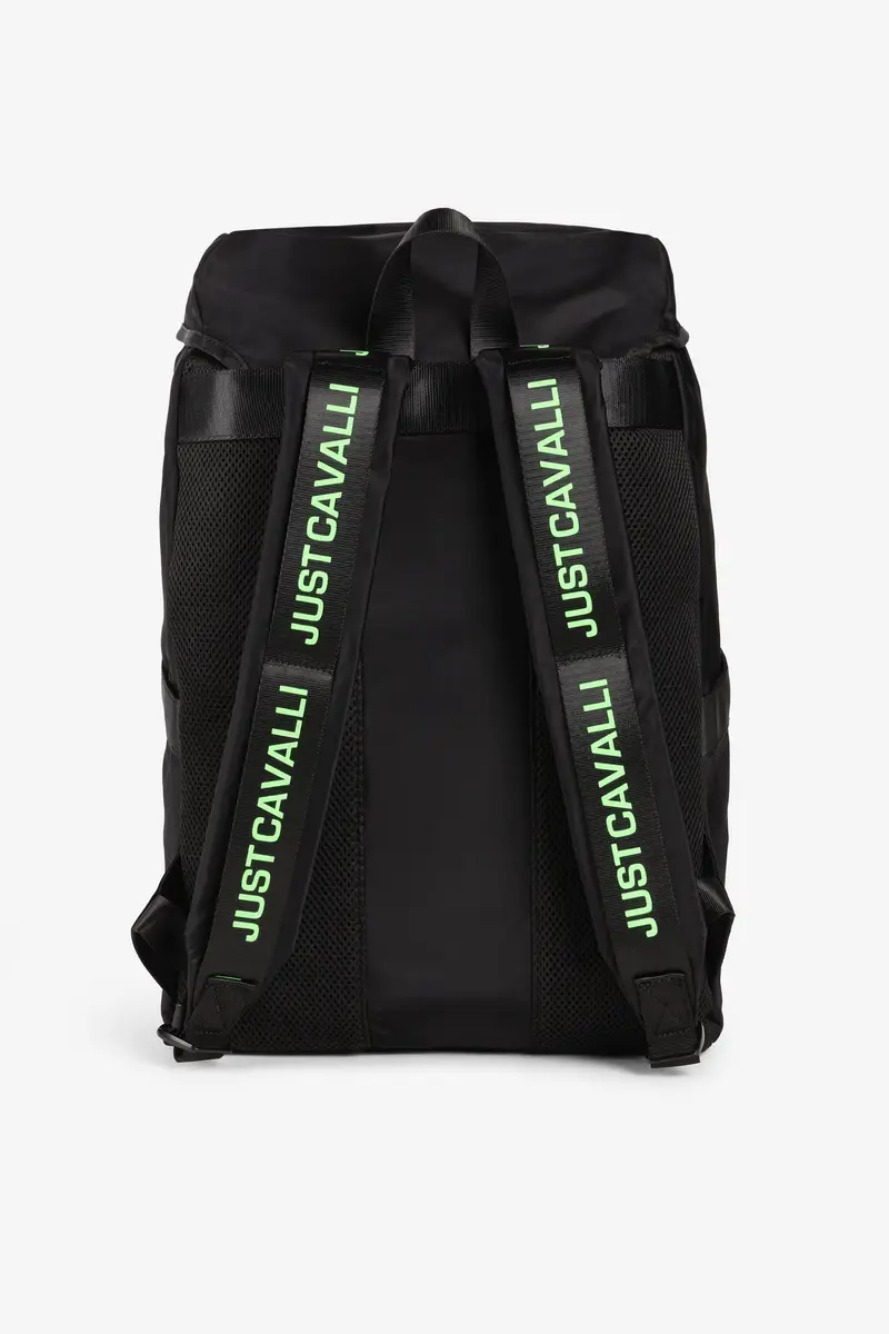 Roberto Cavalli Just Cavalli Logo-Print Backpack | Thumbnail 3 Roberto Cavalli Just Cavalli Logo-Print Backpack | Thumbnail 3