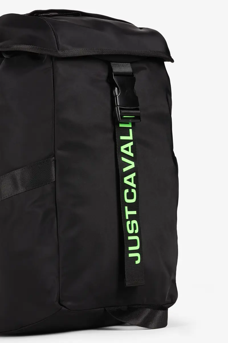 Roberto Cavalli Just Cavalli Logo-Print Backpack | Thumbnail 4 Roberto Cavalli Just Cavalli Logo-Print Backpack | Thumbnail 4