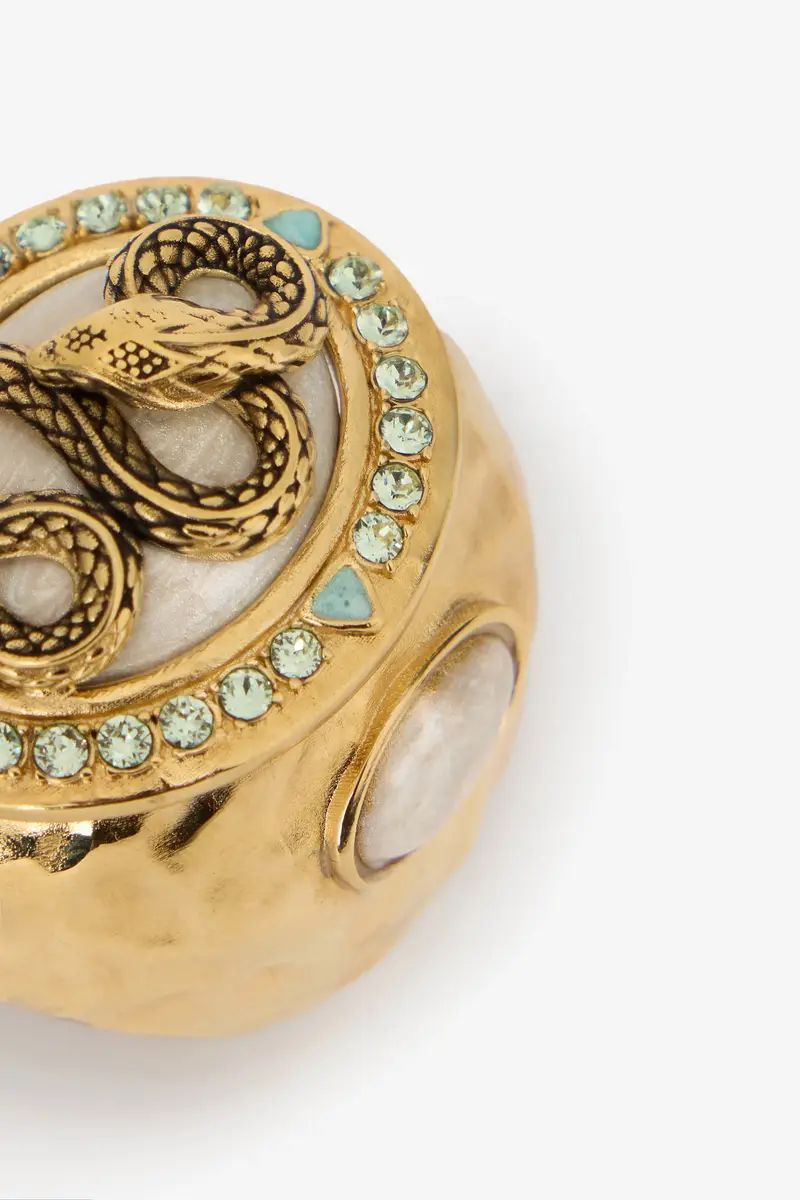 Roberto Cavalli Snake and Gemstone Ring | Thumbnail 5 Roberto Cavalli Snake and Gemstone Ring | Thumbnail 5