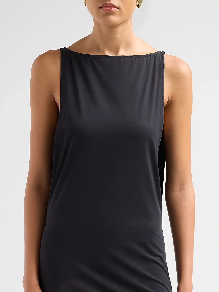 Kiki de Montparnasse Women's Echauffe Cowlback Cover-Up Mini Dress | Thumbnail 4 Kiki de Montparnasse Women's Echauffe Cowlback Cover-Up Mini Dress | Thumbnail 4