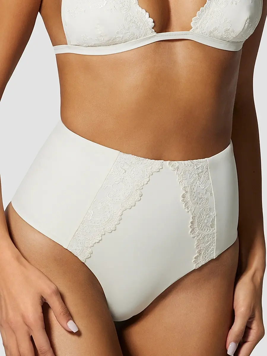Kiki de Montparnasse Women's Juliette High-Rise Bikini Bottom | Thumbnail 4