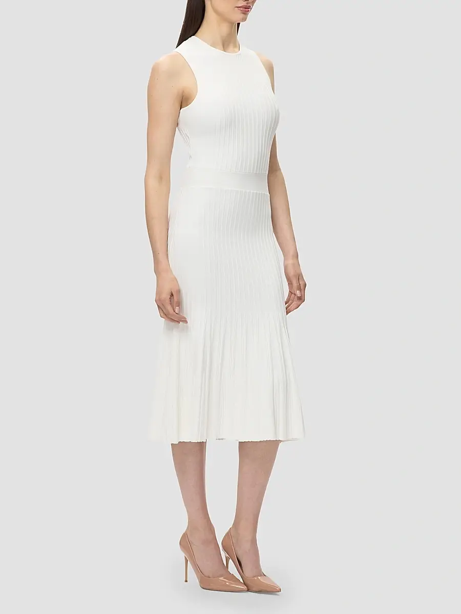 Hervé Léger Women's The Lauren Rib-Knit Midi Dress | Thumbnail 4