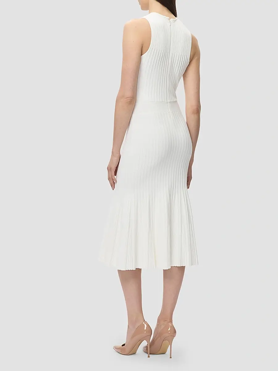 Hervé Léger Women's The Lauren Rib-Knit Midi Dress | Thumbnail 7