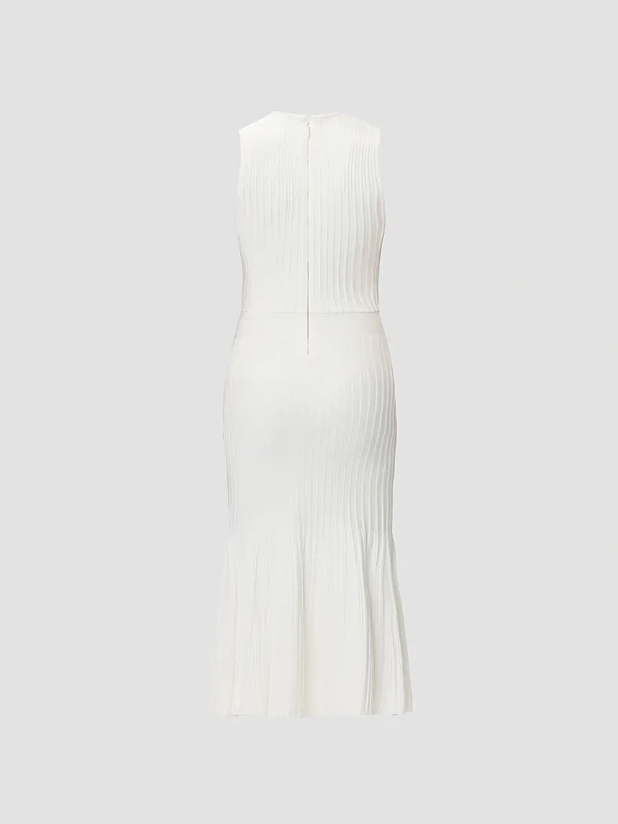 Hervé Léger Women's The Lauren Rib-Knit Midi Dress | Thumbnail 8