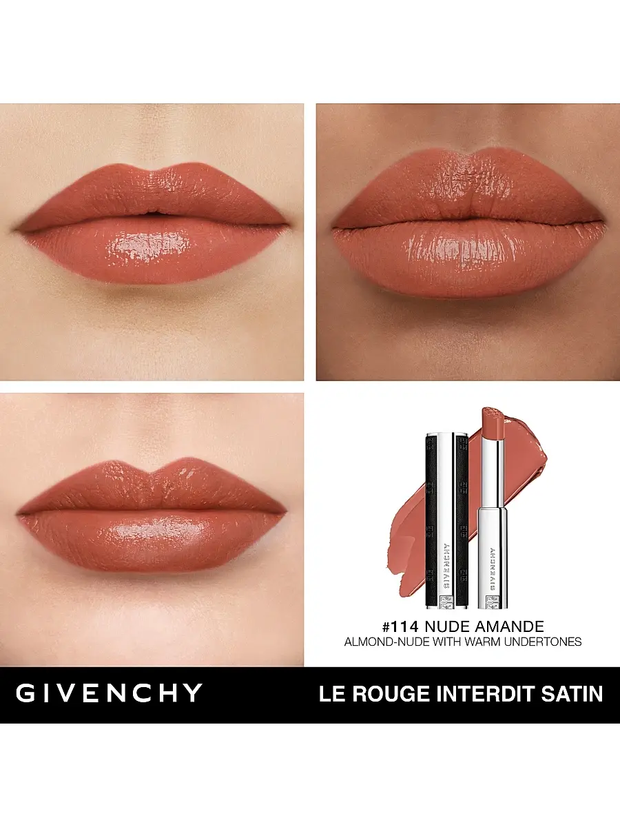 Givenchy Women's Le Rouge Interdit Satin Hydrating Lipstick | Thumbnail 3 Givenchy Women's Le Rouge Interdit Satin Hydrating Lipstick | Thumbnail 3