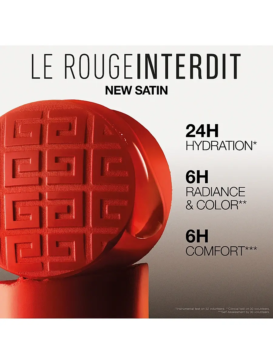 Givenchy Women's Le Rouge Interdit Satin Hydrating Lipstick | Thumbnail 5 Givenchy Women's Le Rouge Interdit Satin Hydrating Lipstick | Thumbnail 5