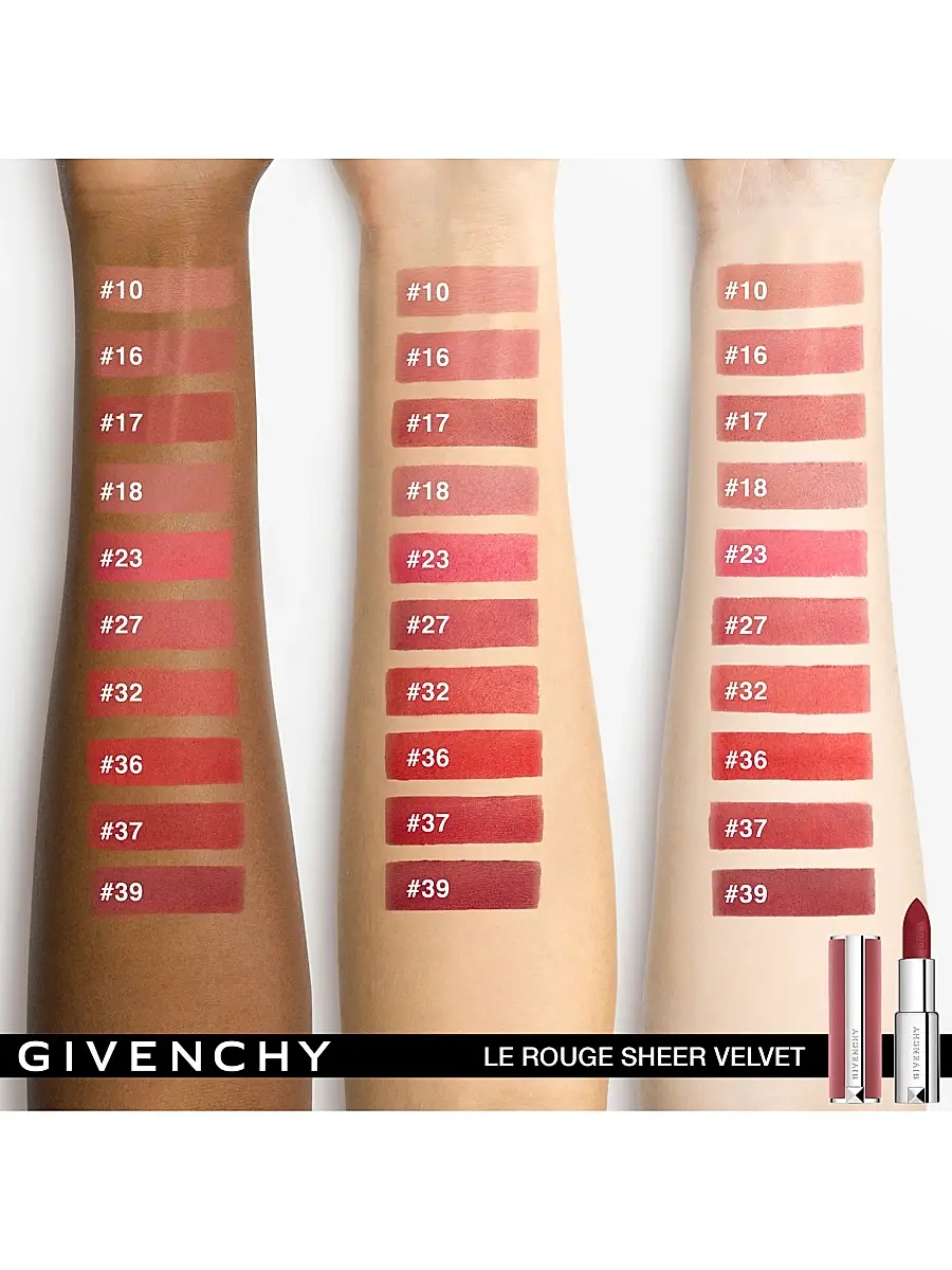 Givenchy Women's Le Rouge Sheer Velvet Lipstick | Thumbnail 2 Givenchy Women's Le Rouge Sheer Velvet Lipstick | Thumbnail 2