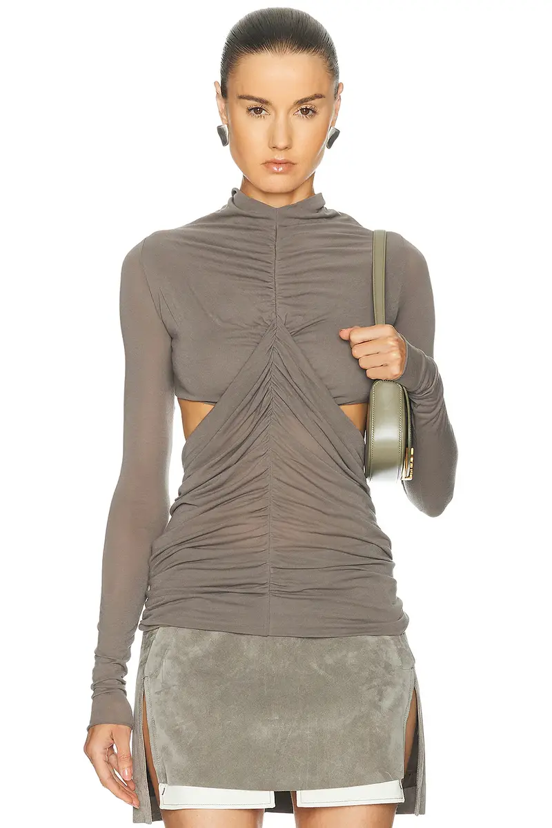 Rick Owens Sunpeel Long Sleeve Top | Image 1 Rick Owens Sunpeel Long Sleeve Top | Image 1