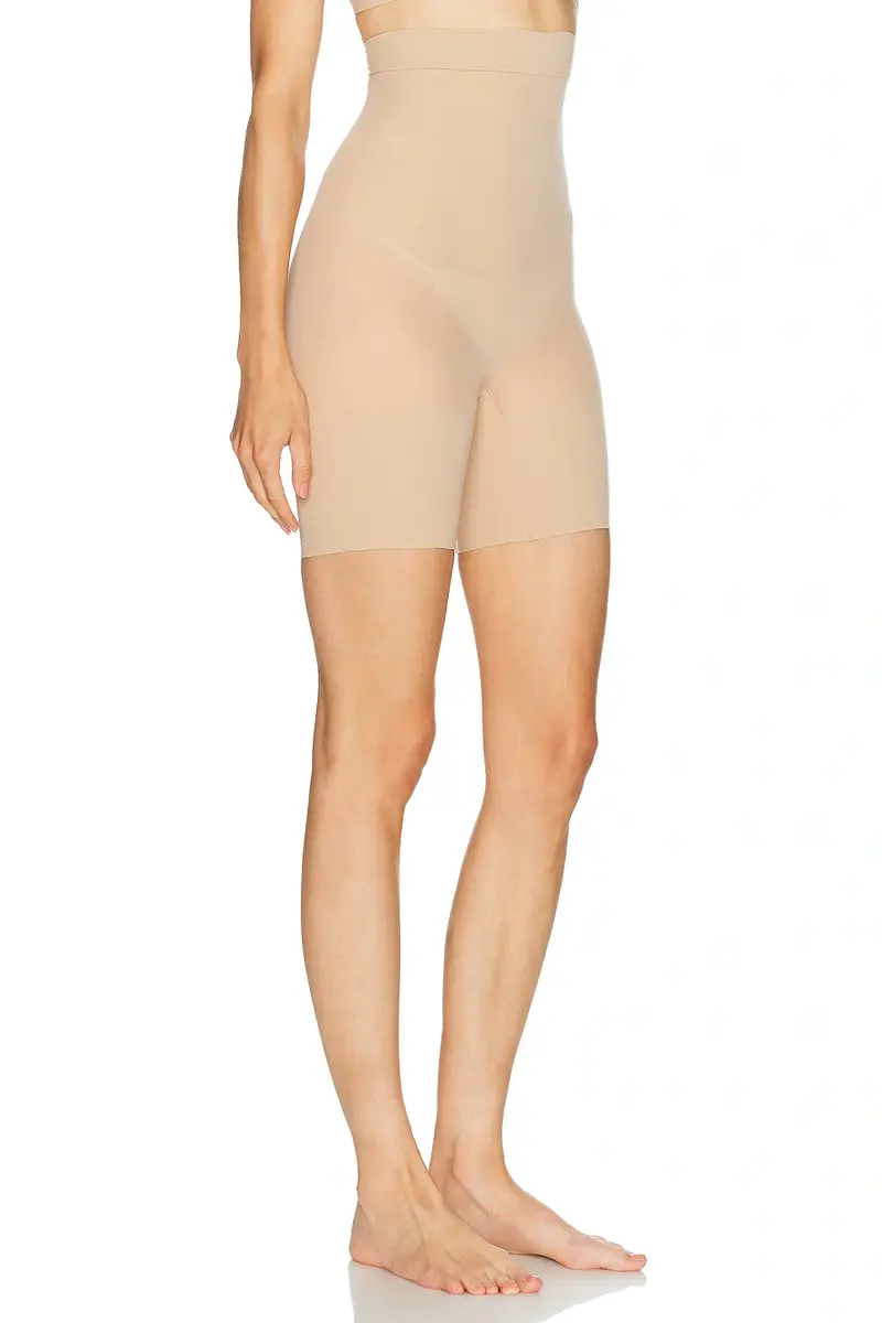 Skims Sheer Seamless High Waisted Mid Thigh Short | Thumbnail 2 Skims Sheer Seamless High Waisted Mid Thigh Short | Thumbnail 2