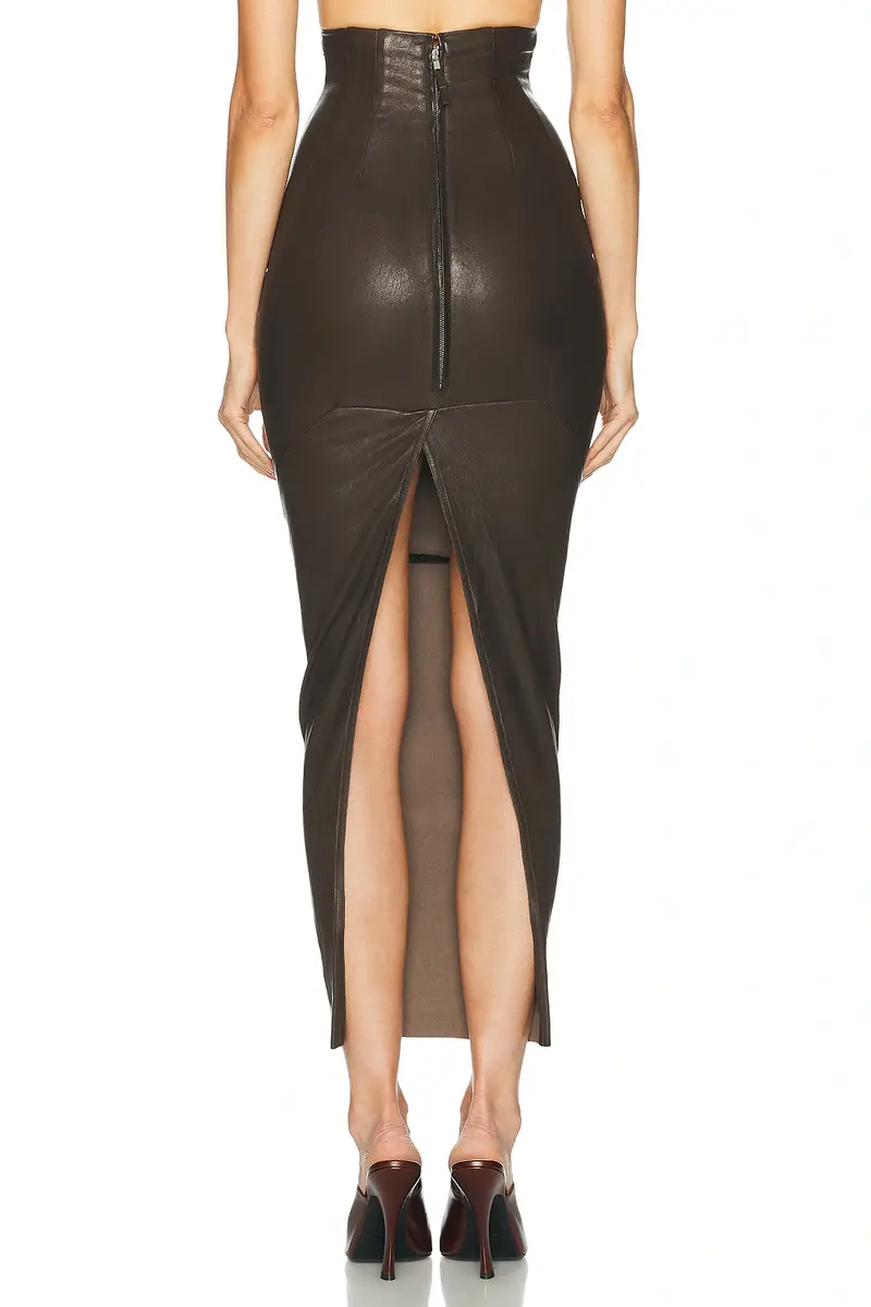 Rick Owens Dirt Pillar Skirt | Thumbnail 4 Rick Owens Dirt Pillar Skirt | Thumbnail 4