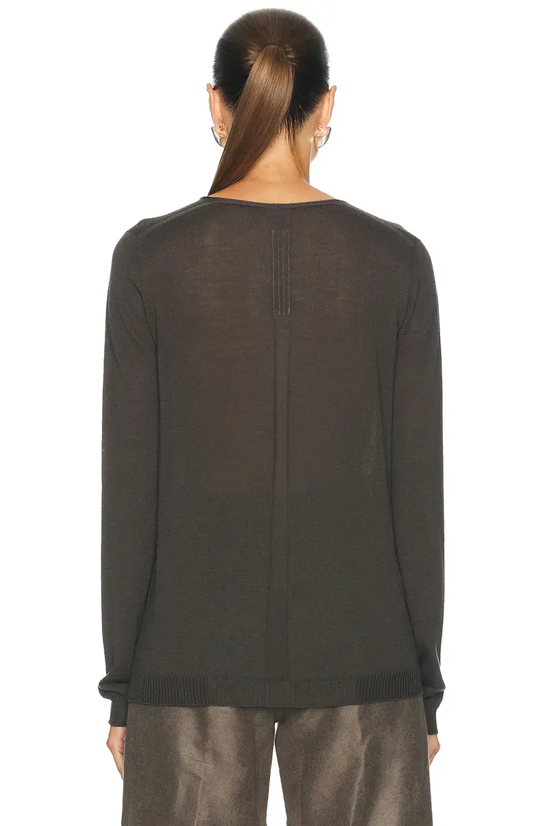 Rick Owens Extreme V-Neck Sweater | Thumbnail 3 Rick Owens Extreme V-Neck Sweater | Thumbnail 3