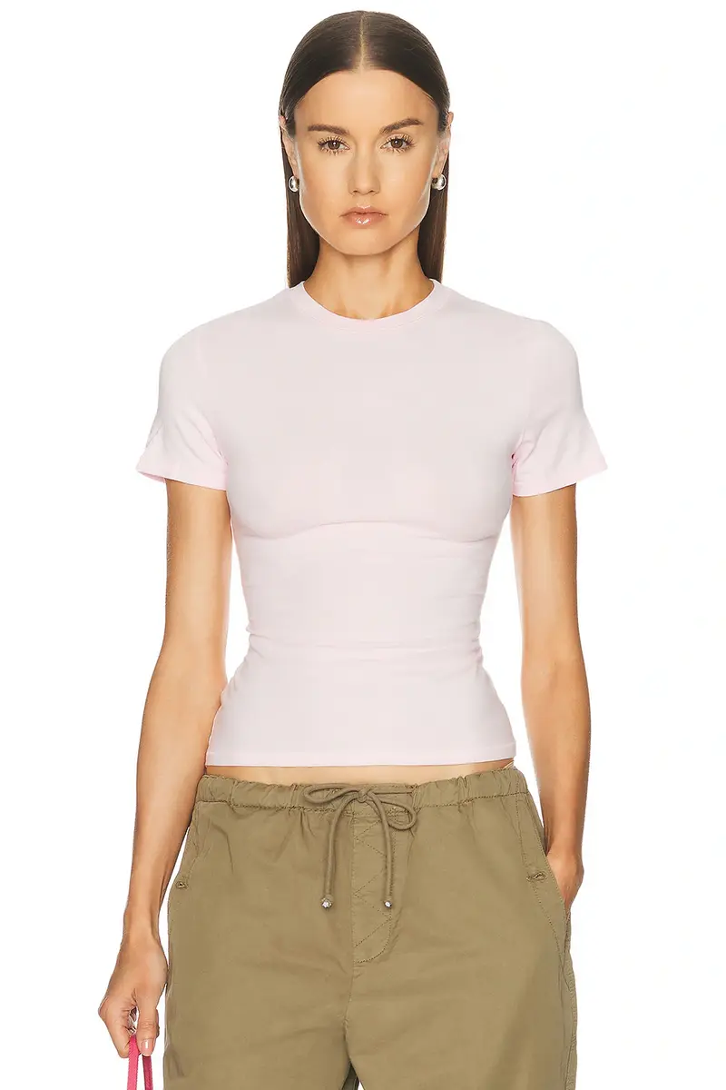 Skims Cotton Jersey T-shirt | Image 1 Skims Cotton Jersey T-shirt | Image 1