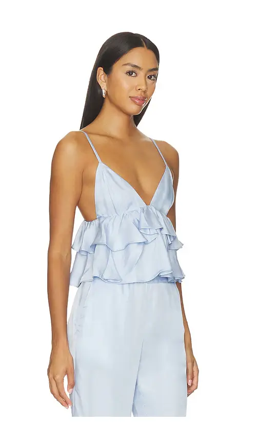 Fleur du Mal Luxe Twill Flare Cami | Thumbnail 2 Fleur du Mal Luxe Twill Flare Cami | Thumbnail 2