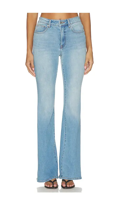 Good American Good Legs Flare Jeans | Image 1 Good American Good Legs Flare Jeans | Image 1