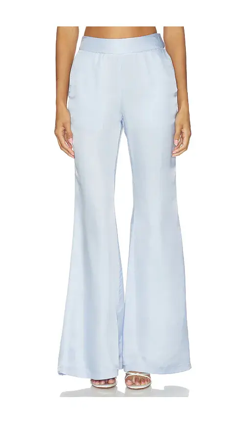Fleur du Mal Luxe Twill Flare Pant | Image 1 Fleur du Mal Luxe Twill Flare Pant | Image 1