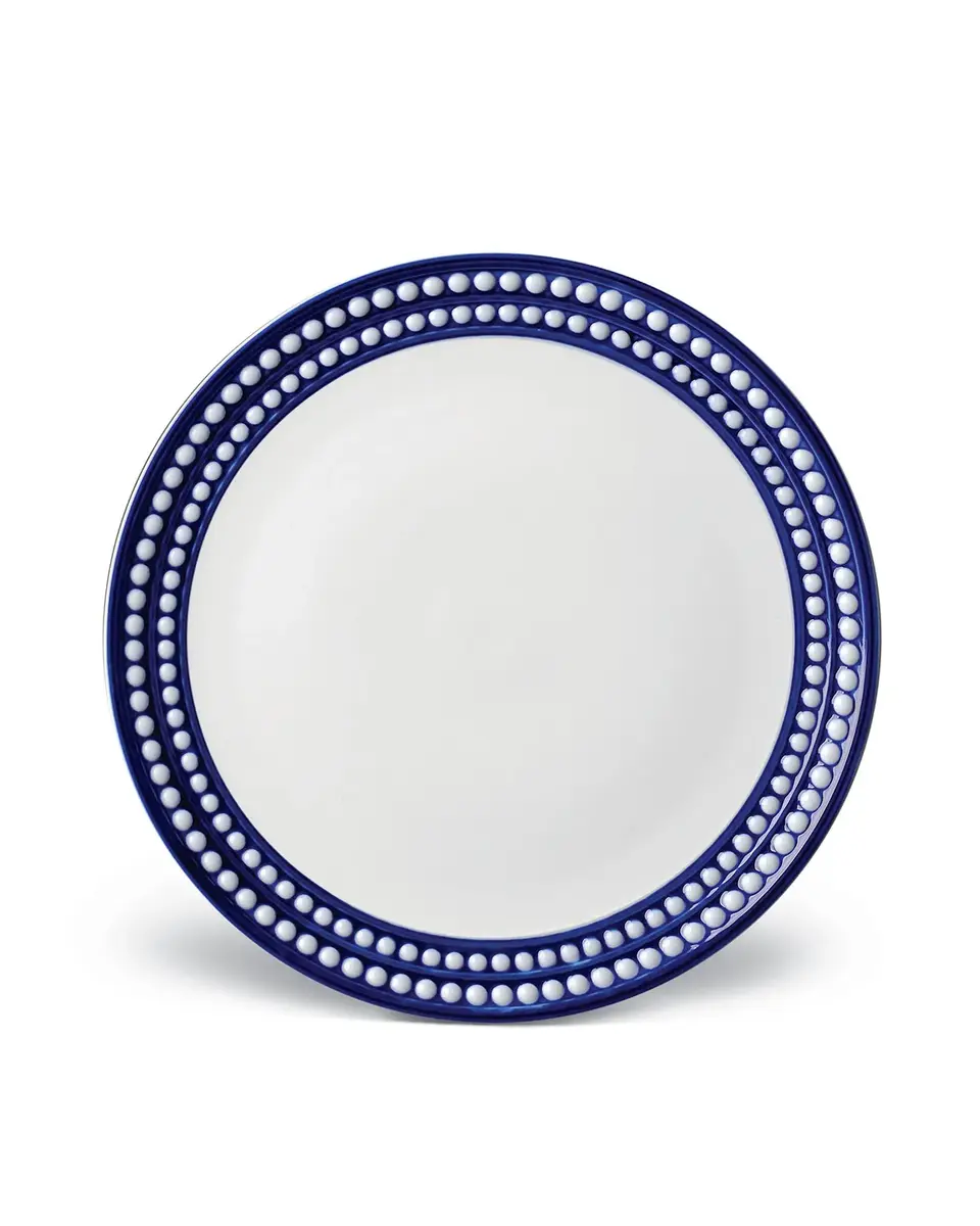 L'Objet Perlee Bleu Dinner Plate