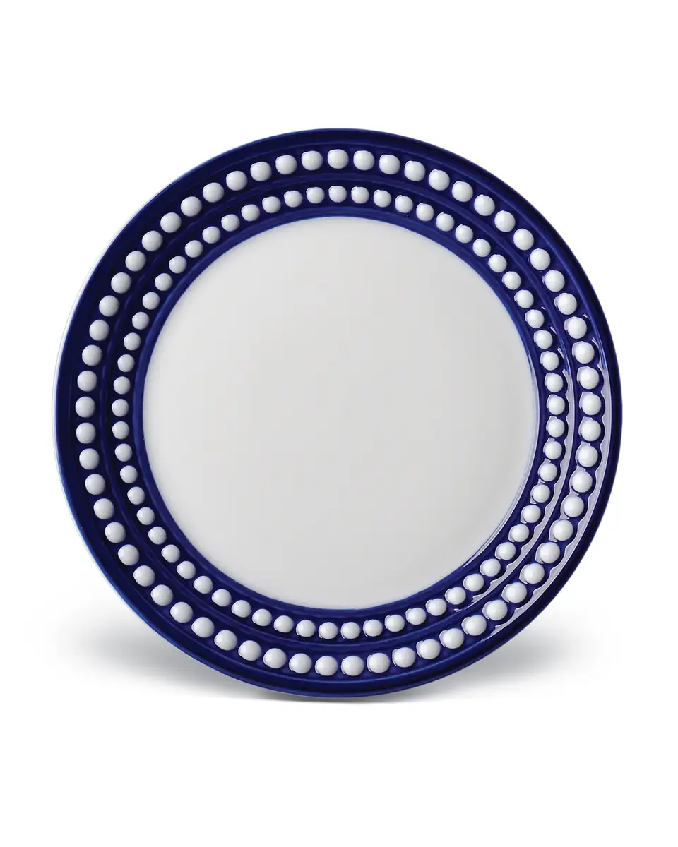 L'Objet Perlee Bleu Bread & Butter Plate