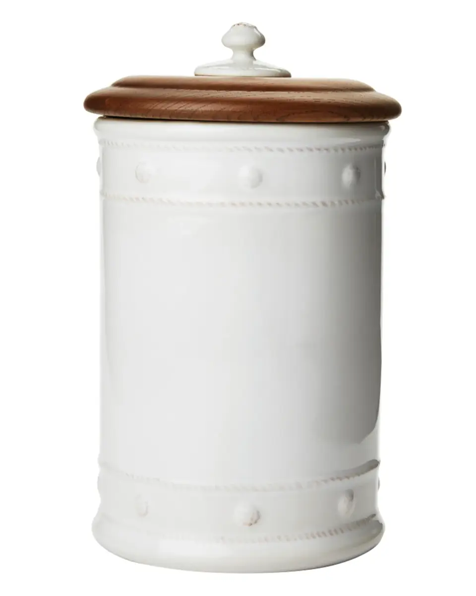 Juliska Berry & Thread 11.5" Canister with Wooden Lid