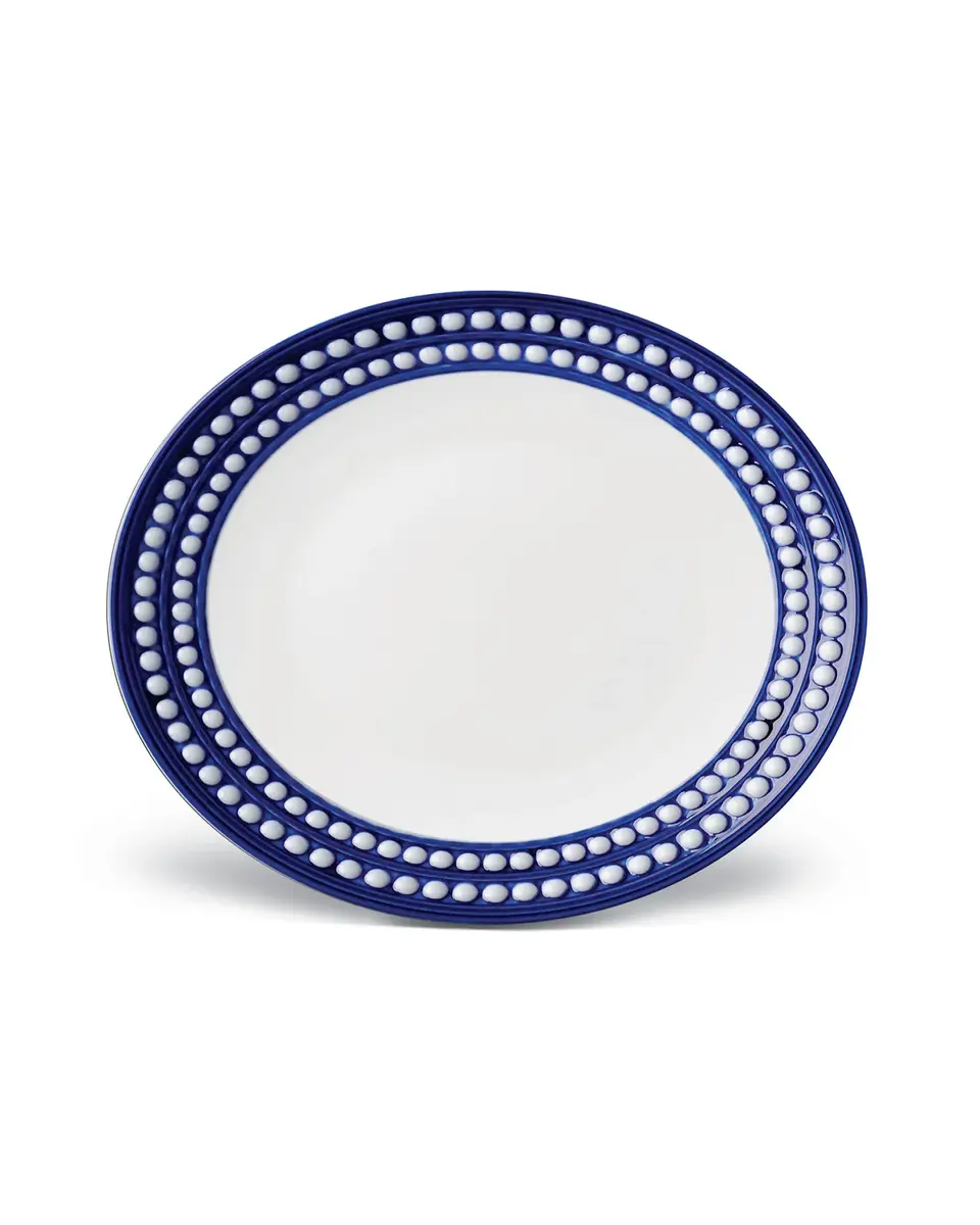 L'Objet Perlee Bleu Dessert Plate | Thumbnail 2