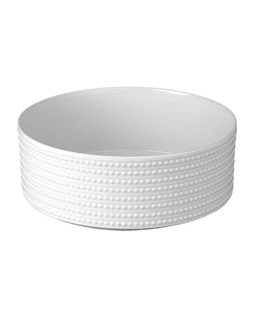L'Objet Perlee Large Deep Round Bowl