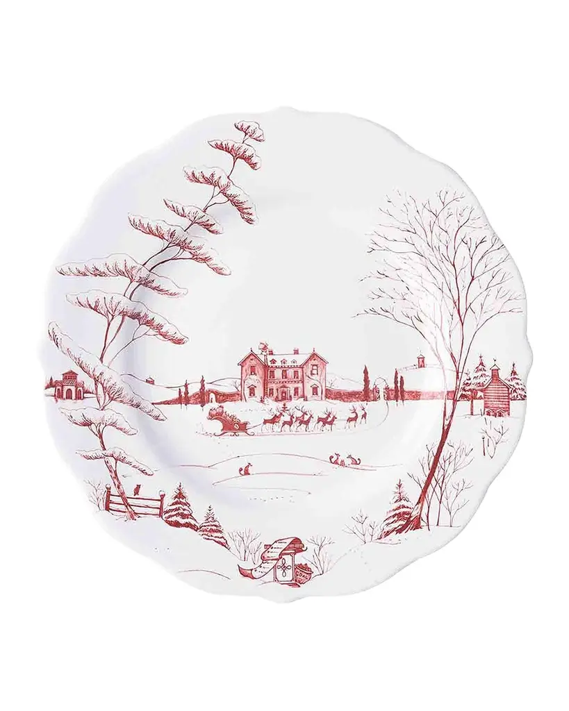 Juliska Country Estate Winter Frolic Dinner Plate