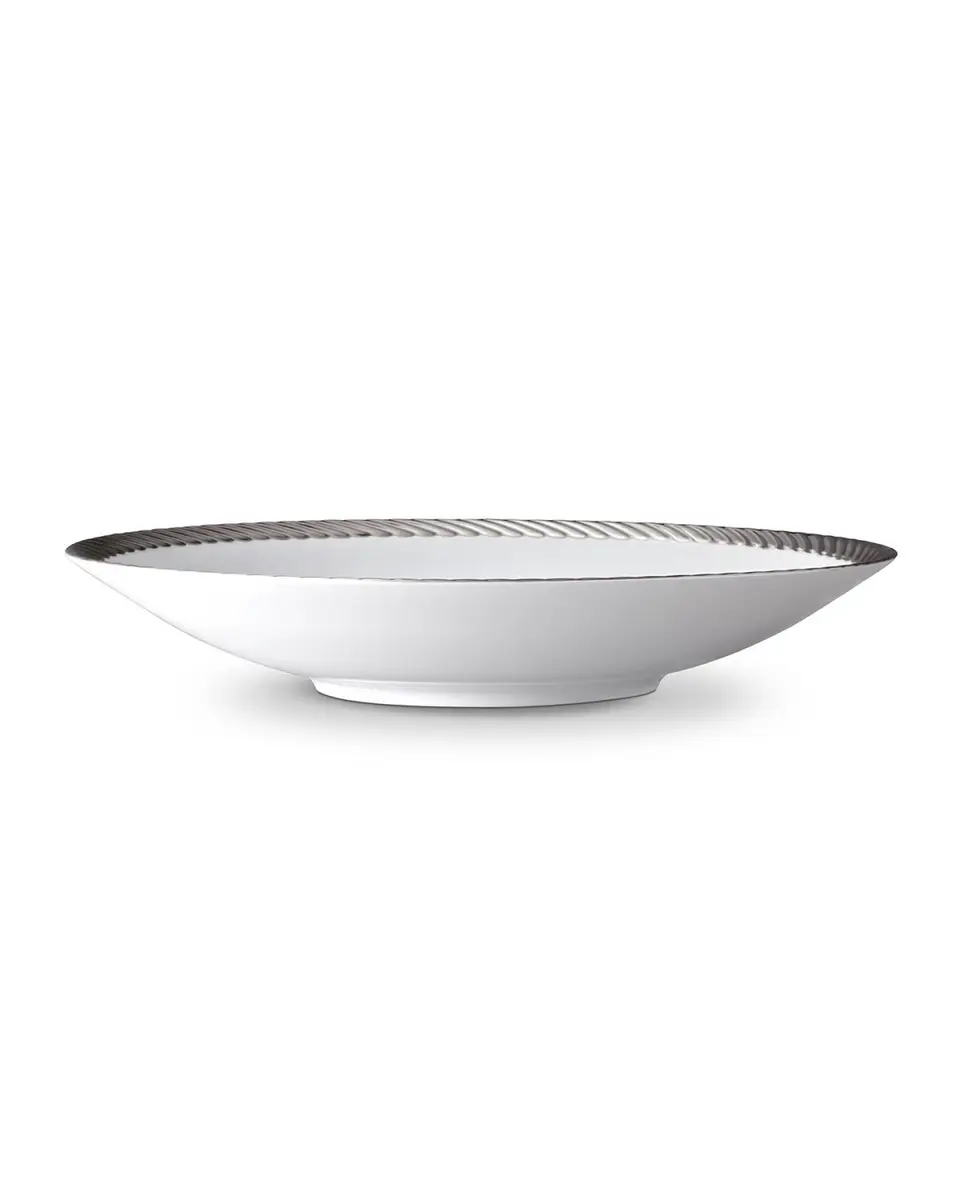 L'Objet Corde Platinum-Rim Soup Bowl | Thumbnail 4