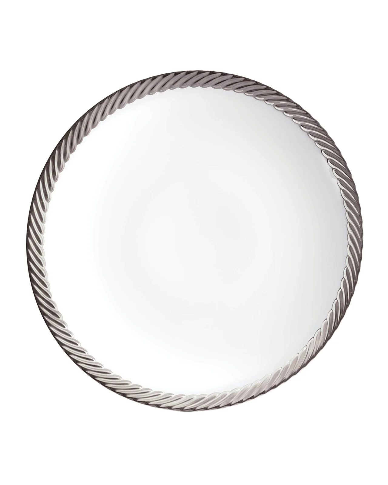 L'Objet Corde Platinum-Rim Soup Bowl