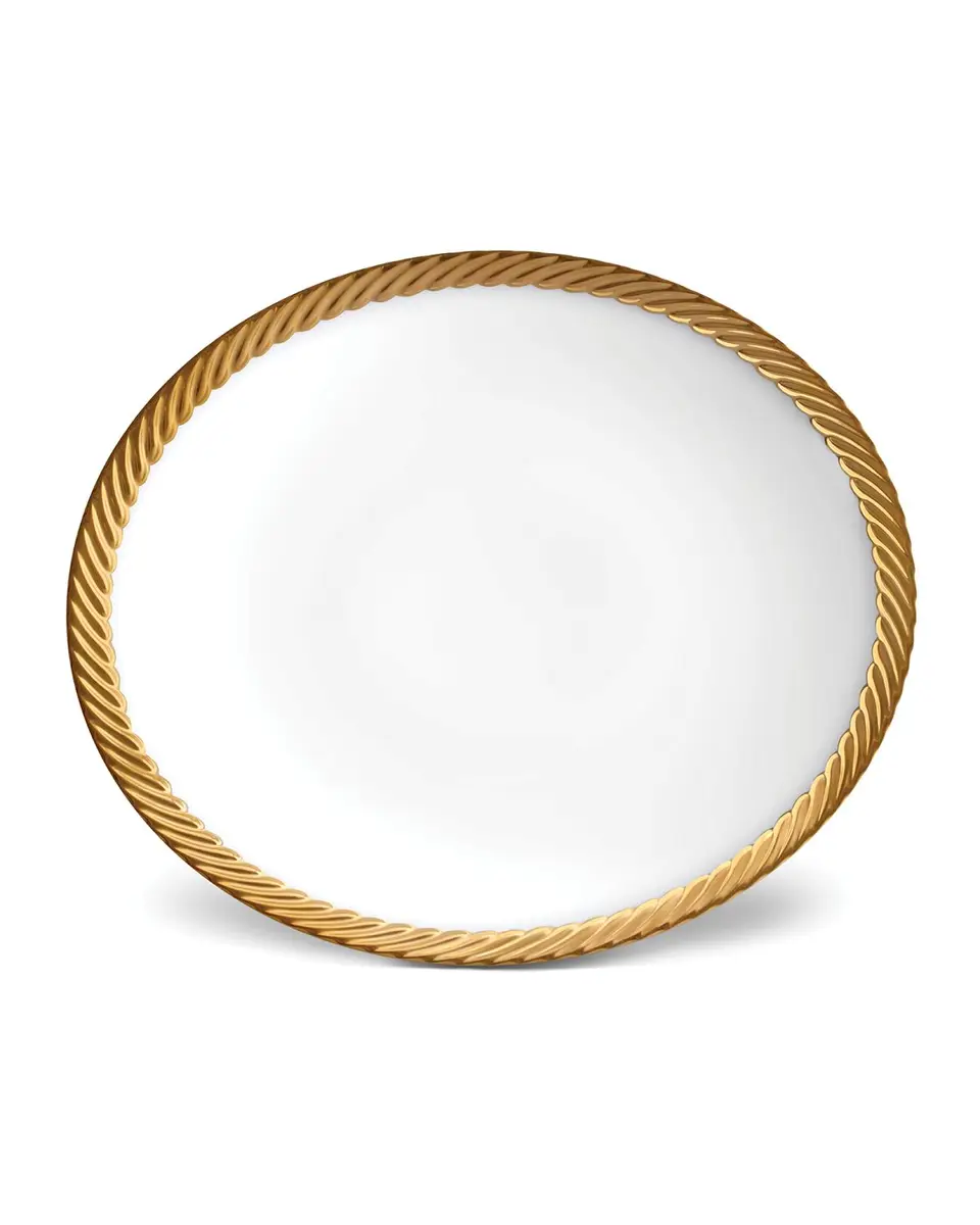 L'Objet Corde Gold-Rim Soup Bowl | Thumbnail 3 L'Objet Corde Gold-Rim Soup Bowl | Thumbnail 3
