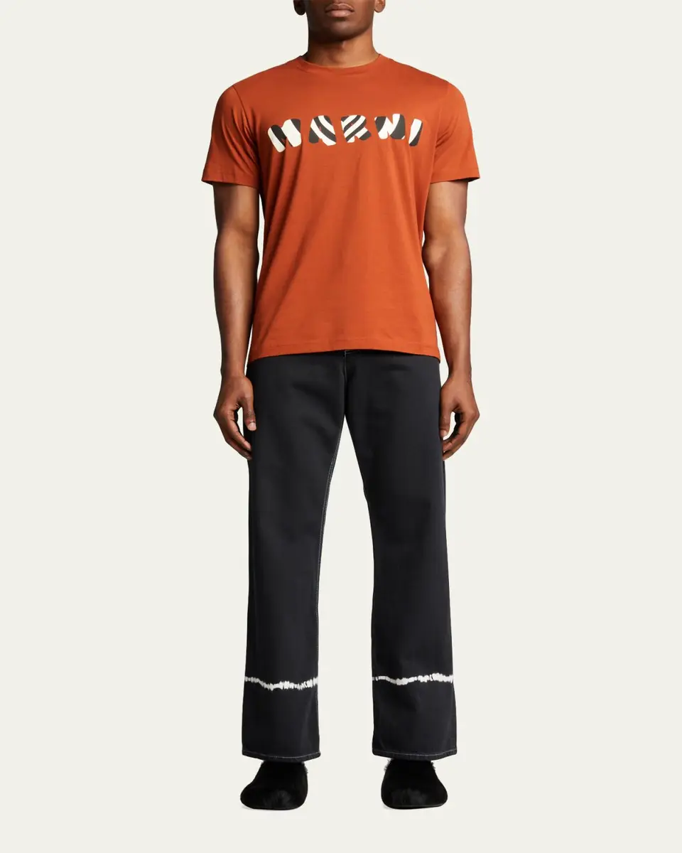 Marni Men's Fussbett Calf Hair Sabot Mules | Thumbnail 3 Marni Men's Fussbett Calf Hair Sabot Mules | Thumbnail 3