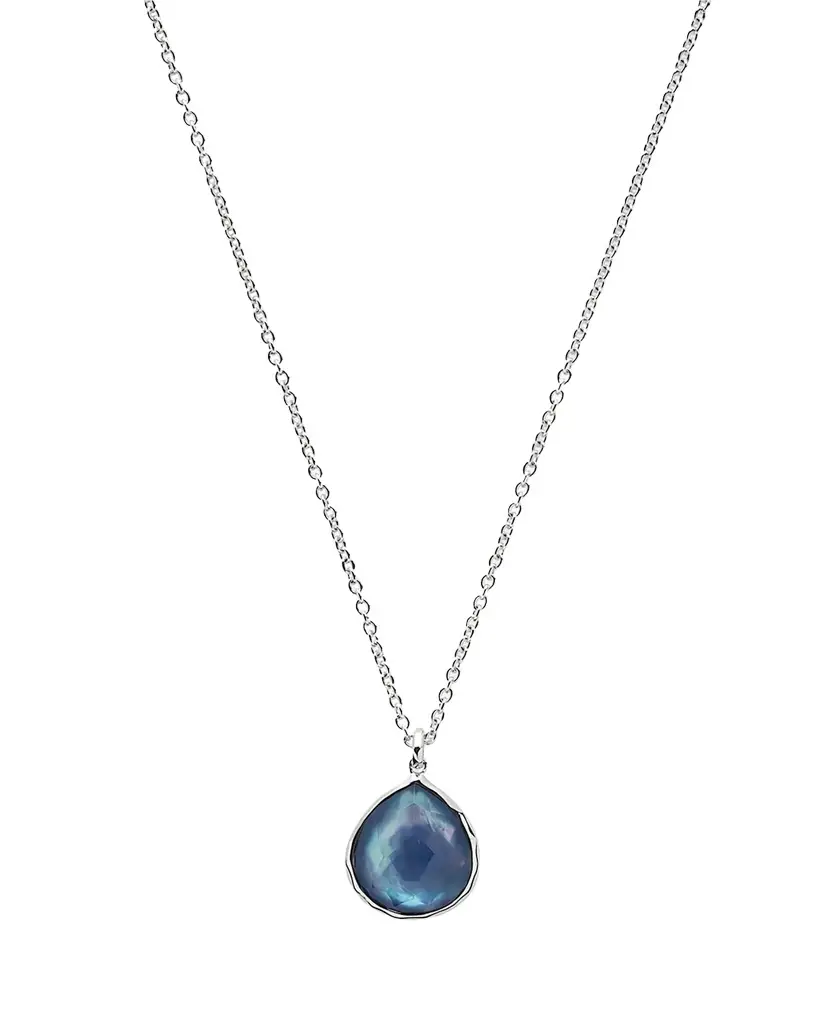 Ippolita Mini Teardrop Pendant Necklace in Sterling Silver | Image 1 Ippolita Mini Teardrop Pendant Necklace in Sterling Silver | Image 1