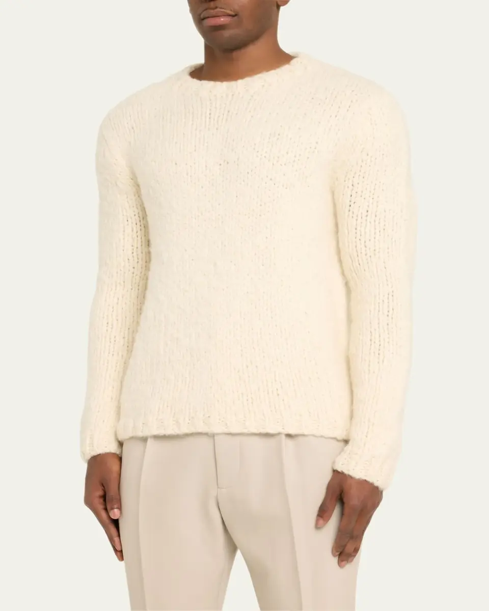 Gabriela Hearst Men's Lawrence Cashmere Sweater | Thumbnail 4 Gabriela Hearst Men's Lawrence Cashmere Sweater | Thumbnail 4