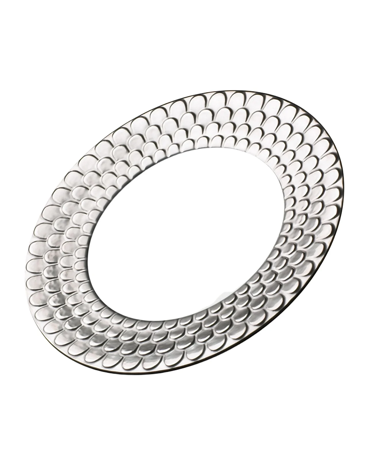 L'Objet Aegean Platinum-Plated Rimmed Serving Bowl