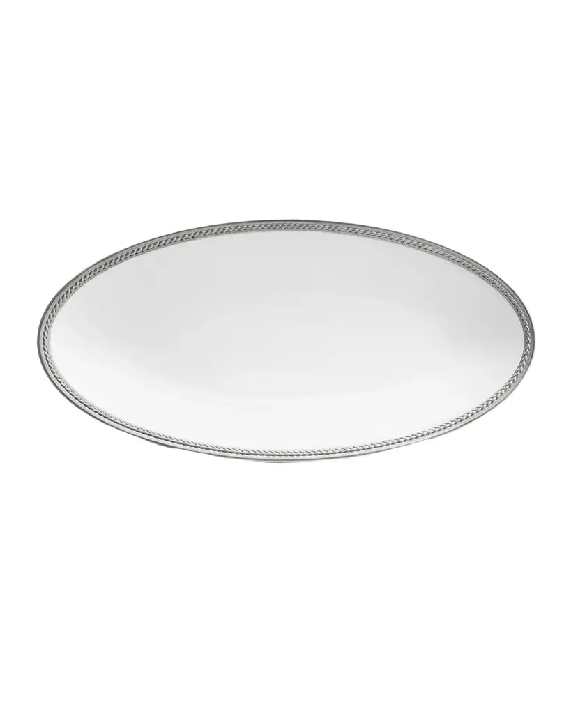 L'Objet Soie Tressée Small Oval Platter