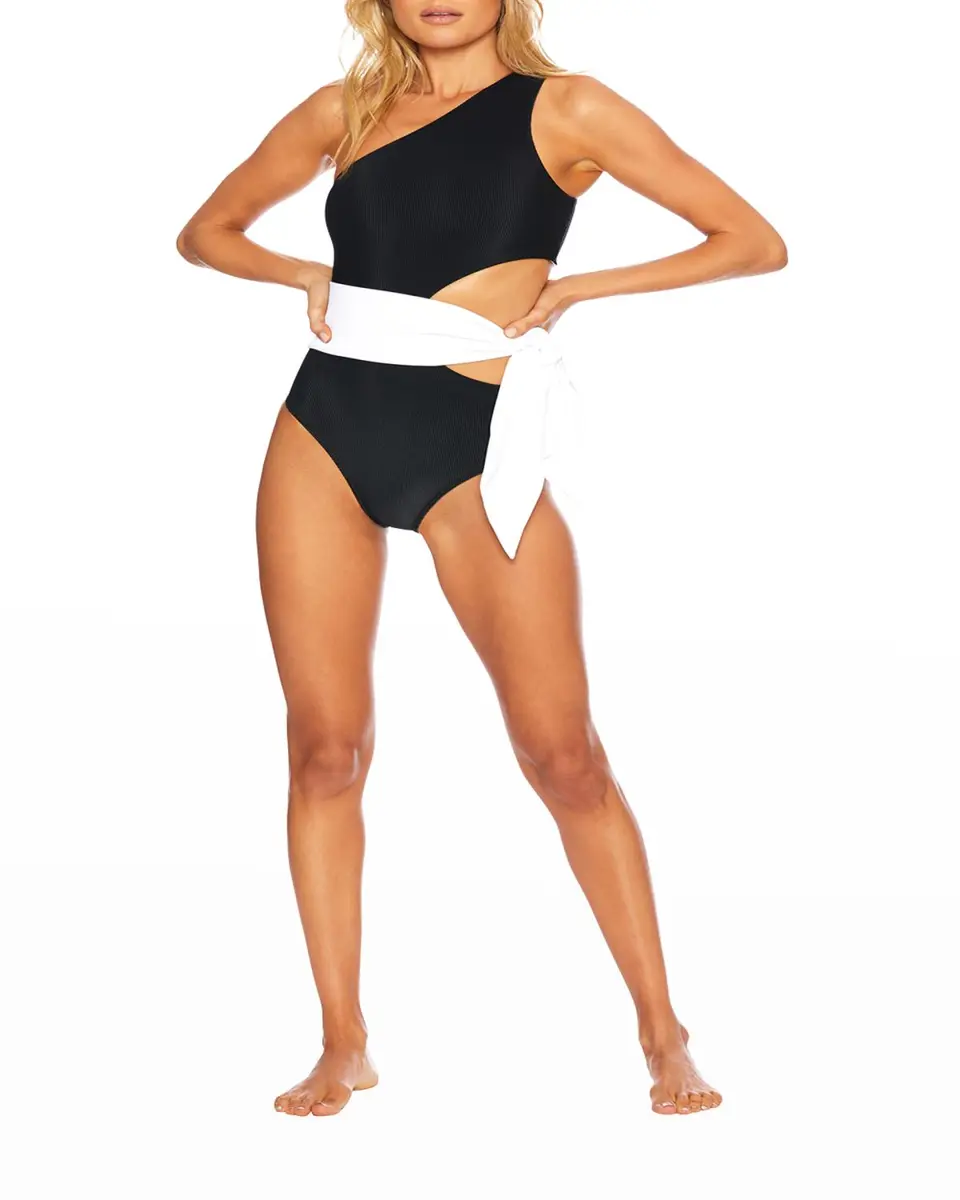 BEACH RIOT Carlie Side-Tie Cutout One-Piece Swimsuit | Thumbnail 3 BEACH RIOT Carlie Side-Tie Cutout One-Piece Swimsuit | Thumbnail 3