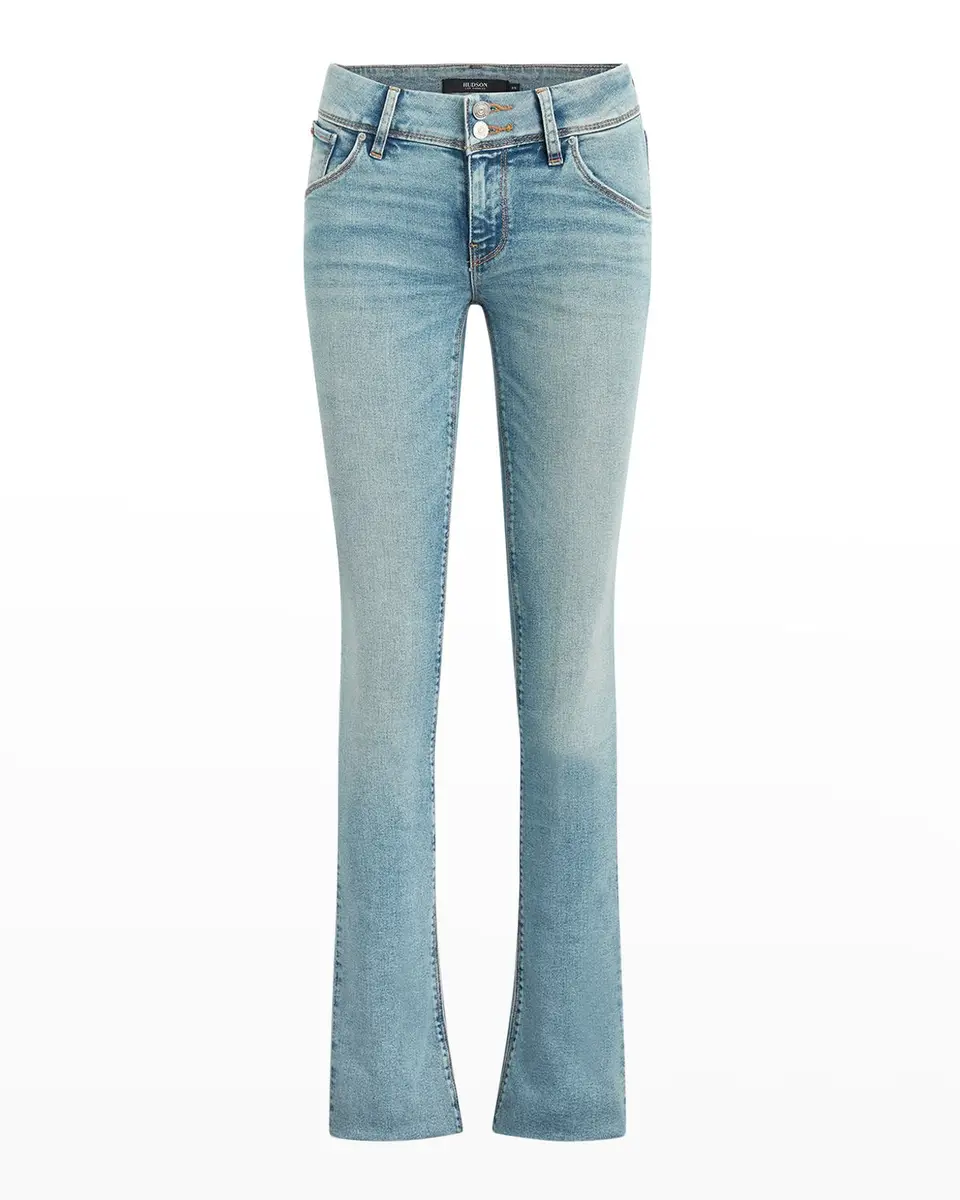 Hudson Beth Mid-Rise Faded Bootcut Jeans | Thumbnail 2