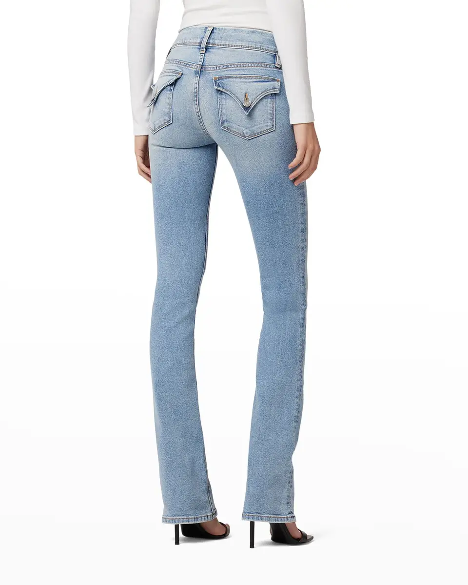 Hudson Beth Mid-Rise Faded Bootcut Jeans | Thumbnail 4