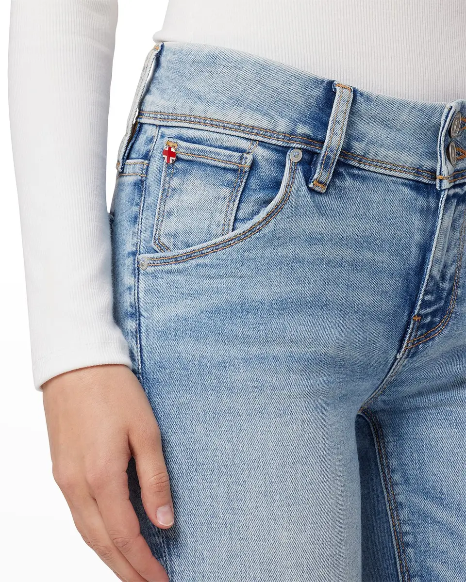 Hudson Beth Mid-Rise Faded Bootcut Jeans | Thumbnail 5