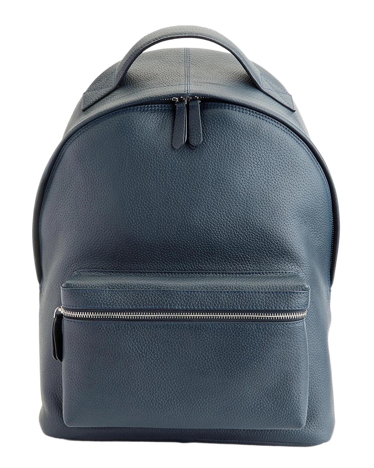 Royce New York Monogrammed Leather 13" Laptop Backpack