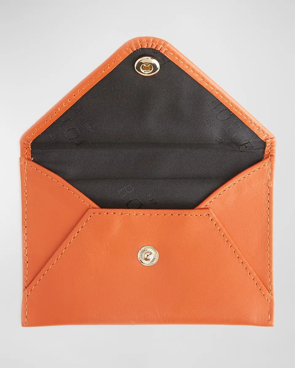 Royce New York Monogrammed Leather Envelope Style Card Holder, Personalized | Thumbnail 2 Royce New York Monogrammed Leather Envelope Style Card Holder, Personalized | Thumbnail 2