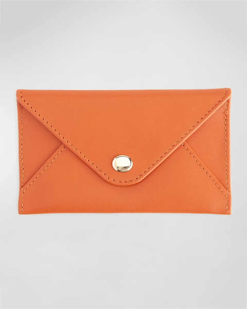 Royce New York Monogrammed Leather Envelope Style Card Holder, Personalized | Thumbnail 4 Royce New York Monogrammed Leather Envelope Style Card Holder, Personalized | Thumbnail 4