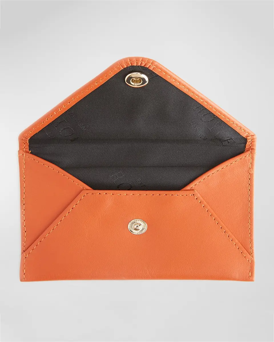 Royce New York Monogrammed Leather Envelope Style Card Holder, Personalized | Thumbnail 5 Royce New York Monogrammed Leather Envelope Style Card Holder, Personalized | Thumbnail 5