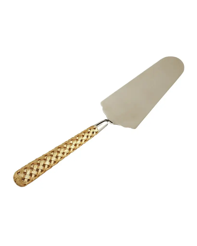 L 'Objet Braid 24K Gold-Plated Cake Server | Image 1 L 'Objet Braid 24K Gold-Plated Cake Server | Image 1