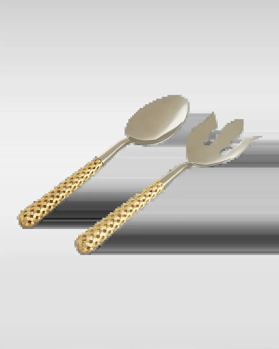 L'Objet Braid 2-Piece 24K Gold-Plated Serving Set | Thumbnail 2