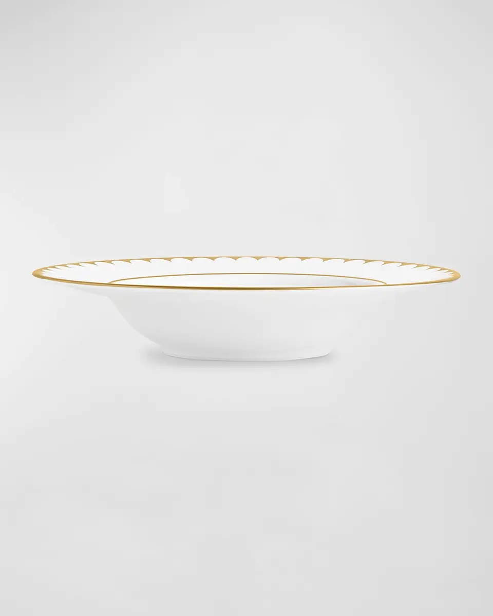 L'Objet Aegean Filet 24K Gold-Plated Soup Plate | Thumbnail 2 L'Objet Aegean Filet 24K Gold-Plated Soup Plate | Thumbnail 2