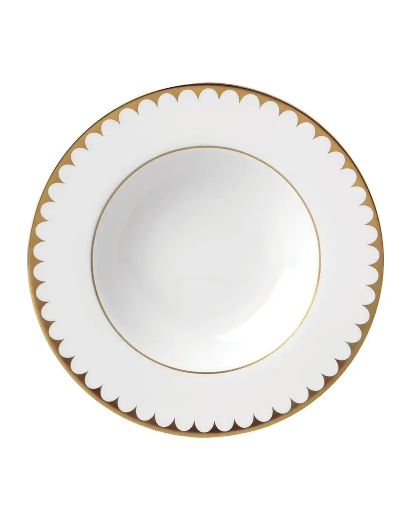 L 'Objet Aegean Filet 24K Gold-Plated Soup Plate | Image 1 L 'Objet Aegean Filet 24K Gold-Plated Soup Plate | Image 1